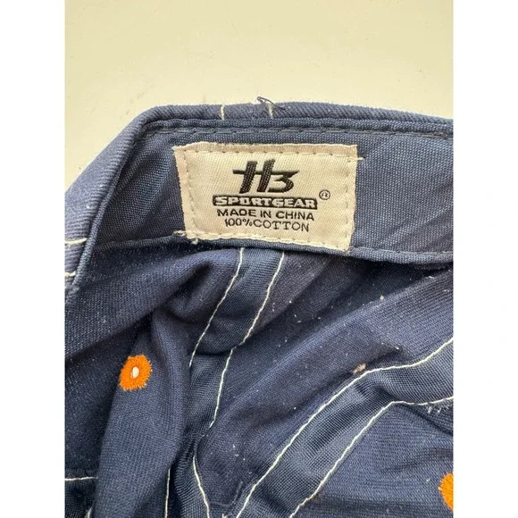 Gulf Oil Racing Hat H3 Sportgear Navy Blue Orange Embroidered Adjustable Cap - Picture 5 of 5